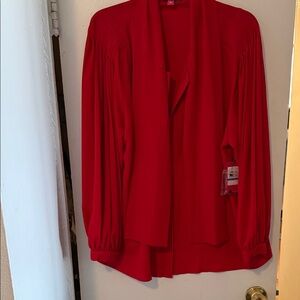 Vince Camuto Bold Red Women's Blouse